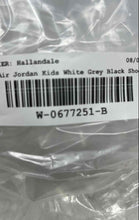 Load image into Gallery viewer, Nike Kids Air Jordan 1 Mid SS White Gray Black Lace-Up Sneaker Shoes Size 2Y
