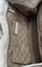 Load image into Gallery viewer, Michael Kors Womens White Leather Inner Pocket Double Handle Shoulder Handbag
