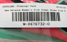 Load image into Gallery viewer, New Balance Womens 574 WL5742WBG Pink Green Lace-Up Sneaker Shoes Size 8B
