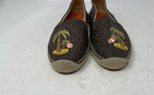 Load image into Gallery viewer, Michael Kors Womens Kendrick Brown Monogram Leather Espadrille Shoes Size 7 M
