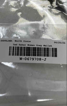 Load image into Gallery viewer, Ted Baker Womens Felicee Bobble Matinee Gray Patent Leather Clutch Wallet
