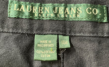 Load image into Gallery viewer, Ralph Lauren Womens Blue Flat Front Pockets Straight Leg Chino Pants Size 14W
