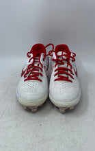 Load image into Gallery viewer, Nike Womens Zoom Hyperdiamond 3 Elite CI2229-107 White Red Softball Cleats Sz 8
