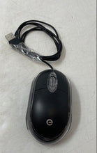 Load image into Gallery viewer, Black Scroll Wheel Compact Wired USB Optical Mouse For PC Untested
