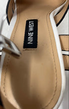 Load image into Gallery viewer, Nine West Womens Delilah White Open Toe Block Heel Platform Sandals Size 6M
