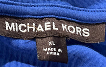 Load image into Gallery viewer, Michael Kors Mens Blue Regular Fit Short Sleeve Pullover T-Shirt Size XL
