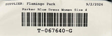 Load image into Gallery viewer, Parker Black Womens Blue Ruffled One-Shoulder Hi-Low Maxi Dress Size 4
