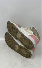 Load image into Gallery viewer, Nike Girls Air Jordan 1 Mid SE DJ0338-100 Beige &amp; Pink Basketball Shoes Size 5Y
