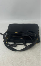Load image into Gallery viewer, Fossil Womens Black Pebbled Leather Zipper Adjustable Strap Crossbody Bag
