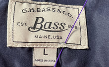 Load image into Gallery viewer, G.H. Bass &amp; Co. Womens Navy Blue Red Pockets Full-Zip Quilted Vest Jacket Size L

