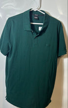 Load image into Gallery viewer, Hugo Boss Mens Green Pima Cotton Regular Fit Short Sleeve Polo Shirt Size XL

