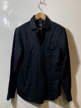 Load image into Gallery viewer, Authentic Armani Exchange Mens Black Cotton Long Sleeve Button-Up Shirt Size S/P
