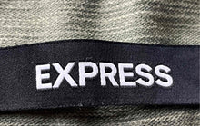 Load image into Gallery viewer, Express Womens Green Waist Tie Belt Super High-Rise Paperbag Pants Size 4
