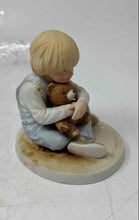 Load image into Gallery viewer, Roman Inc Child Bear Hug From A Child's World By Frances Hook Porcelain Figurine
