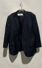 Load image into Gallery viewer, Brooks Brothers Mens Blue Striped Print Long Sleeve 2-Button Blazer Size 42S
