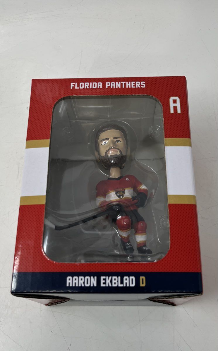 Florida Panthers Aaron Ekblad #5 Collectible Bobblehead Figurine In Open Box