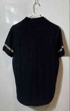 Load image into Gallery viewer, Tommy Hilfiger Mens Black Striped Print Cotton Slim-Fit Polo Shirt Sz M With Tag
