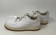 Load image into Gallery viewer, Nike Mens Air Force 1 07 DJ2739-100 White Leather Lace-Up Sneakers Shoes Sz 9.5

