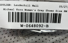 Load image into Gallery viewer, Michael Kors Womens Gray Leather Round Toe Slip-On Sneaker Shoes Size 8M
