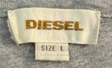 Load image into Gallery viewer, Diesel Mens Gray Heather Cotton Short Sleeve Collared Polo Shirt Size Large
