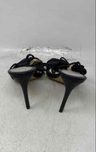 Load image into Gallery viewer, JLO By Jennifer Lopez Womens Frina Black Ankle Tie High Strappy Heels Size 9.5M
