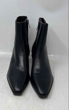 Load image into Gallery viewer, Marc Fisher Womens Jina Black Leather Side Zip Ankle Booties Size 6.5 M
