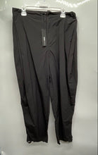 Load image into Gallery viewer, Fashion Nova Womens Black Straight Leg Windbreaker Track Pants Size L With Tag
