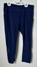 Load image into Gallery viewer, Lululemon Womens Blue Stretch Pull-On Activewear Cropped Leggings Size 8
