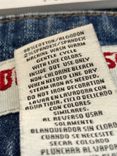 Load image into Gallery viewer, Bisou Bisou Womens Blue Embellished Sequin Denim Bootcut Jeans Size 8
