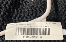 Load image into Gallery viewer, Express Womens Black Crew Neck Sleeveless Pullover Sweater Dress Size Large
