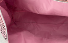 Load image into Gallery viewer, Victoria's Secret Womens Getaway Pink Black All-Over Print Travel Tote Bag
