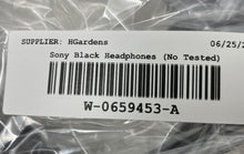 Load image into Gallery viewer, Sony Black Adjustable Headband Over-The-Ear Headphones Not Tested
