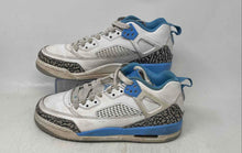 Load image into Gallery viewer, Nike Boys Air Jordan Spizike Low White Blue Lace-Up Sneaker Shoes Size 7Y
