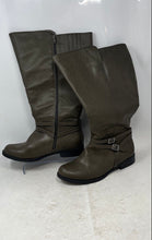 Load image into Gallery viewer, Easy Street Womens 31-9767 Green Leather Round Toe Riding Boots Size 11 M
