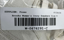 Load image into Gallery viewer, Brooks Womens Dyad Walker 6200471B111 Ivory Lace-Up Sneaker Shoes Size 9 B
