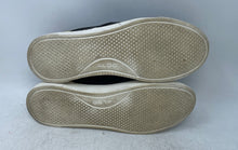Load image into Gallery viewer, Aldo Womens Quarta Black Gold Round Toe Low Top Slip On Sneaker Shoes Size 8.5
