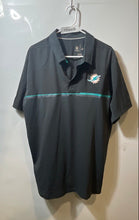 Load image into Gallery viewer, Nike Mens On Field Apparel Dri-Fit Gray Miami Dolphins NFL Polo Shirt Size XL

