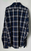 Load image into Gallery viewer, Express Mens Multicolor Plaid Cotton Modern Fit Dress Shirt Size XXL 18-18.5
