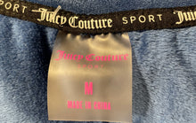 Load image into Gallery viewer, Juicy Couture Womens Blue Long Sleeve Half-Zip Pullover Sweatshirt Size Medium
