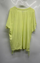 Load image into Gallery viewer, Calvin Klein Womens Yellow Short Sleeve Drawstring Blouse Top Size 3X

