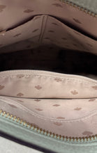 Load image into Gallery viewer, Kate Spade New York Womens Green Pebbled Leather Adjustable Strap Crossbody Bag
