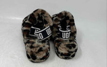 Load image into Gallery viewer, UGG Womens Fluff Yeah Multicolor Animal Print Open Toe Slide Slippers Size 7
