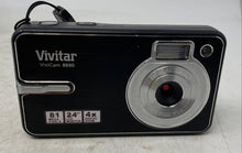 Load image into Gallery viewer, Vivitar ViviCam 8690 Black 8.1MP 2.4 Inch LCD 4X Zoom Compact Digital Camera
