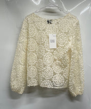 Load image into Gallery viewer, Choklate Paris Womens Beige Long Sleeve Pullover Blouse Top Size S/M With Tag
