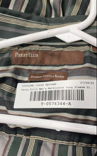 Load image into Gallery viewer, Perry Ellis Mens Multicolor Striped Long Sleeve Button-Up Shirt Size XL
