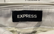 Load image into Gallery viewer, Express Womens White Flat Front Columnist Barely Bootcut Leg Dress Pants Size 4R
