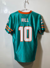 Load image into Gallery viewer, NFL Team Apparel Boys Green Miami Dolphins Tyreek Hill #10 Football Jersey Sz XL
