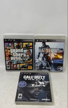 Load image into Gallery viewer, Set Of 3 Pcs Sony PlayStation 3 Multicolor Action &amp; Adventure Video Games
