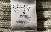 Load image into Gallery viewer, Jessica Simpson Womens Taupe Beige Faux Fur Sleeveless Full-Zip Hoodie Size M
