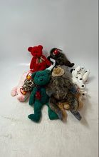 Load image into Gallery viewer, Lot Of 10 Pcs Mixed Variety Ty Beanie Baby Collection Plush Toys With Tags
